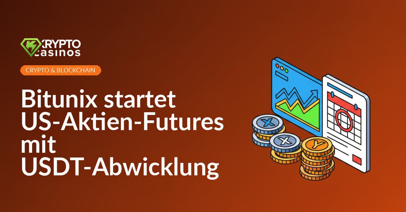 Handelsschirm mit Kurven, Futures-Dokument mit markiertem Datum und Stapel digitaler Münzen nebeneinander.