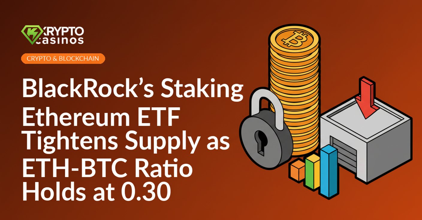 Stack of coins secured by padlock next to upward bar chart and warehouse with downward arrow on white background.