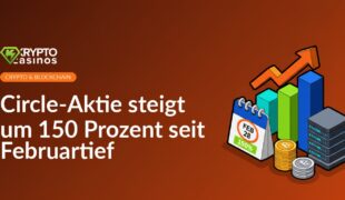 Steigende Balkendiagramm mit Pfeil, Kalenderseite mit markiertem Datum, gestapelte Münzen neben Serverrack.