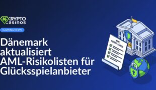 Regierungsgebäude, offenes Checklisten-Dokument, Globus mit Vorhängeschloss und Schild im Vordergrund.