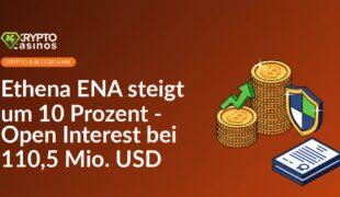 Gestapelte goldene Münzen, aufsteigender Pfeil, Schutzschild und zusammengebundene Vertragsdokumente vor dunklem Hintergrund.