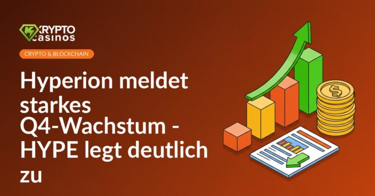 Aufwärtiger Balkendiagramm-Pfeil neben gestapelten Münzen und Finanzbericht mit abwärts zeigendem Pfeil.