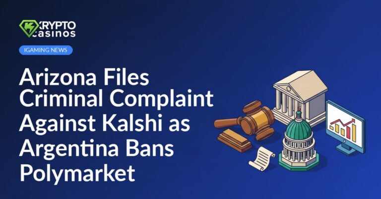 Courthouse facade with gavel in foreground, capitol building with bill scroll, monitor displaying a rising financial chart.