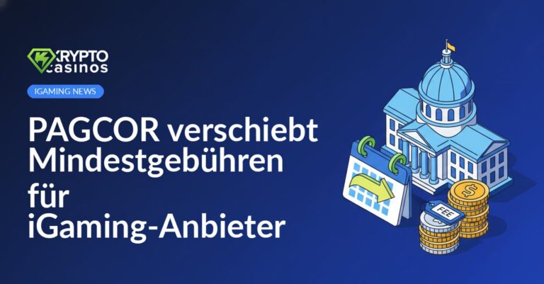Regierungsgebäude neben Kalender mit Pfeil nach rechts und Münzstapel mit Gebührenetikett im Vordergrund