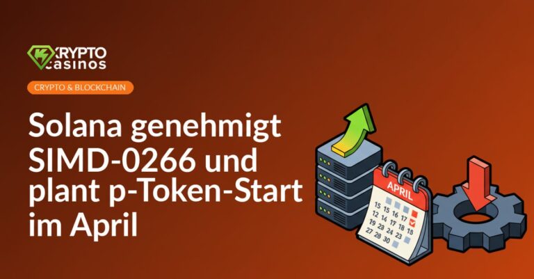 Server-Rack mit grünem Pfeil nach oben, Kalenderseite mit April-Markierung, großes Zahnrad mit rotem Pfeil nach unten
