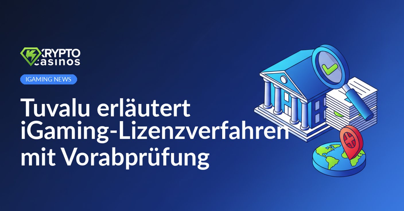 Regierungsgebäude neben gestapelten Papieren mit grünem Haken unter Lupe und Globus mit durchgestrichener Stecknadel.
