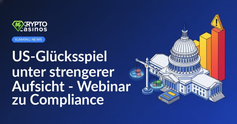 US Capitol mit Waage der Justiz, ansteigendem Balkendiagramm und Warnsymbol vor dunklem Hintergrund