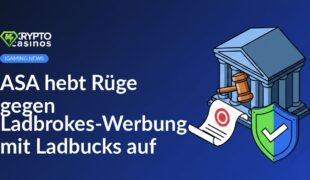 Regierungsgebäude mit Richterhammer-Emblem, Dokument mit rotem Stempel und Schild mit grünem Häkchen auf weißem Hintergrund