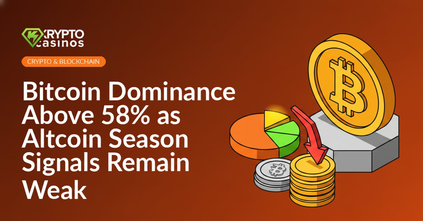 Large gold coin on podium, pie chart with highlighted slice, stack of coins with red downward arrow beside it