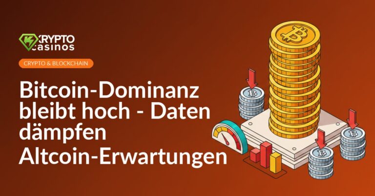 Großer Stapel goldener Münzen auf Podest, kleinere Münzstapel mit roten Pfeilen nach unten, Messanzeige und ungleicher Balkendiagramm