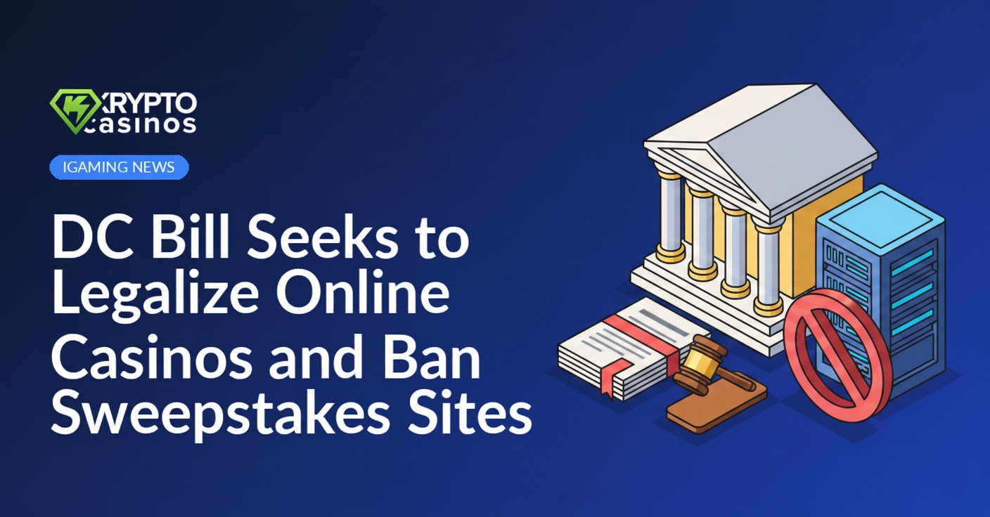 Government building beside a legal document with gavel and a server rack marked with a red prohibition symbol