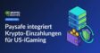Isometrischer Server-Stack neben digitaler Geldbörse mit Münzen und Schild mit kreisförmigen Pfeilen.