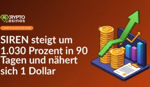 Gestapelte Goldmünzen, steiler Pfeil nach oben, Balkendiagramm und ausgeschnittene Vertragsdokumente nebeneinander.