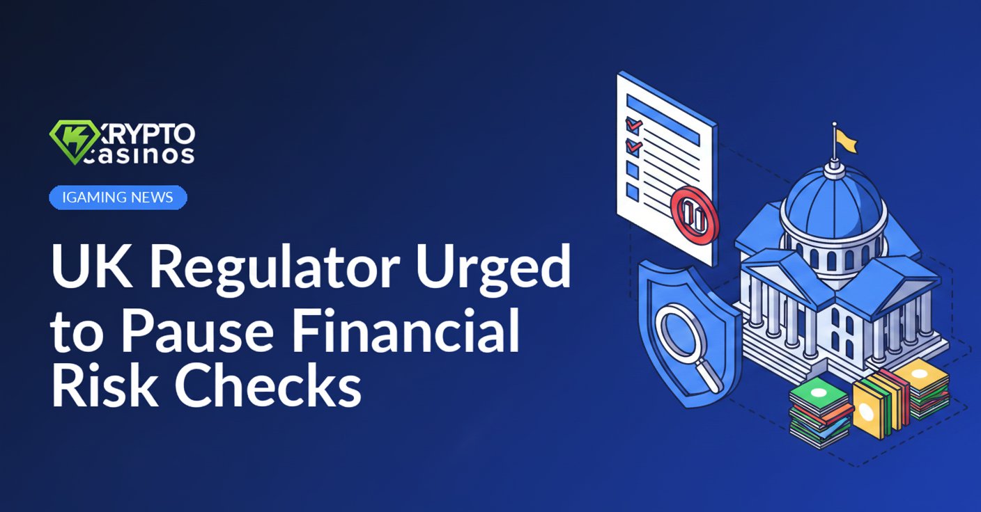 Checklist document with pause symbol, shield with magnifying glass, and government building with stacked reports on either side