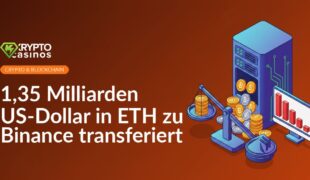 Serverturm mit fließenden Münzen, geneigte Waage und Bildschirm mit fallendem Balkendiagramm.