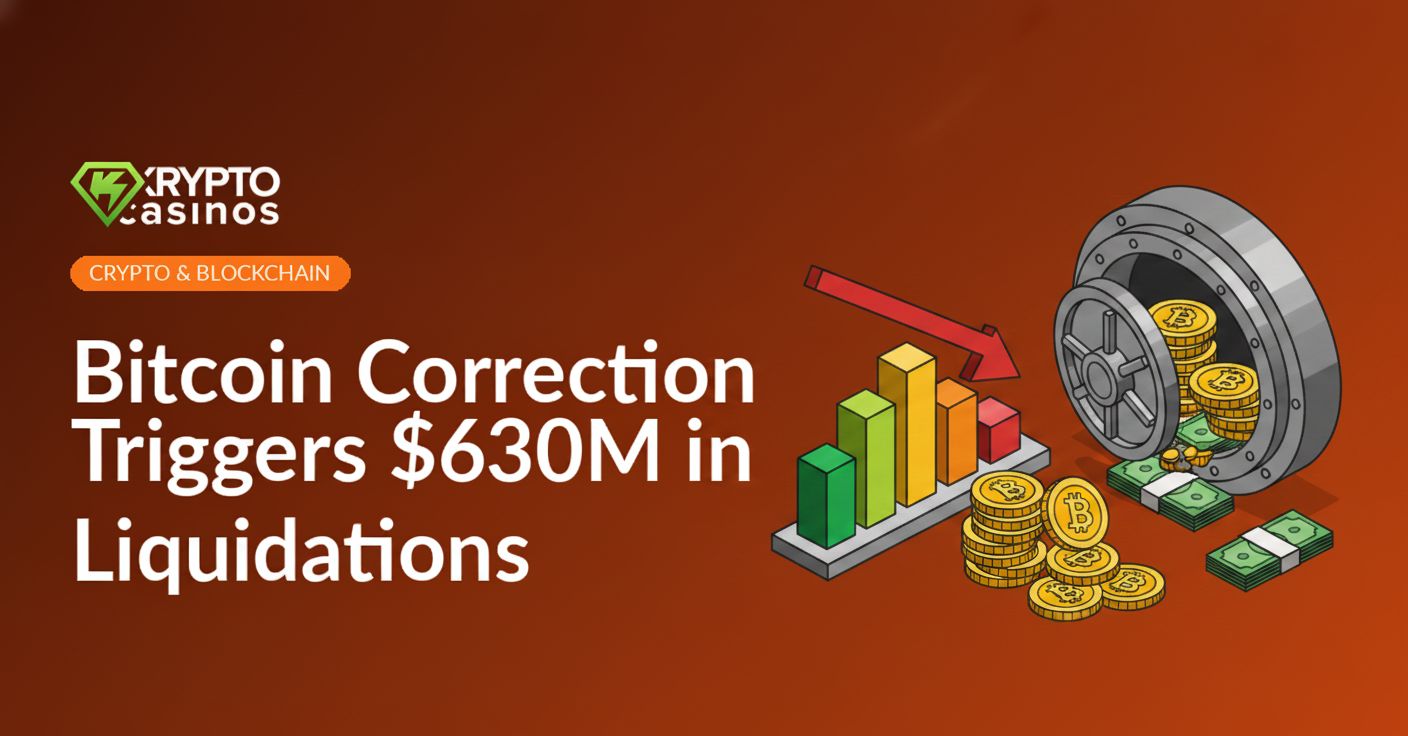 Downward red arrow over a descending bar chart, tipped stack of gold coins, and open vault with coins inside.