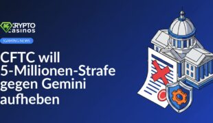 Regierungsgebäude, durchgestrichenes offizielles Dokument mit rotem Stempel, Schild mit Zahnrad-Symbol im Vordergrund