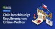Regierungsgebäude mit chilenischer Flagge, rechts ein mit Siegel versehendes Dokument und ein Kalender mit markiertem Datum.