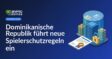Regierungsdokument mit Siegel, zentraler Server mit Vorhängeschloss, Bürogebäude unter Schutzschild.