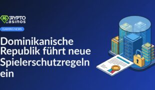 Regierungsdokument mit Siegel, zentraler Server mit Vorhängeschloss, Bürogebäude unter Schutzschild.