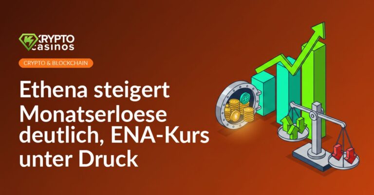 Steigendes Balkendiagramm mit aufwärts zeigendem Pfeil, offener Münzfrevorrat und geneigte Waage mit grünen und roten Pfeilen