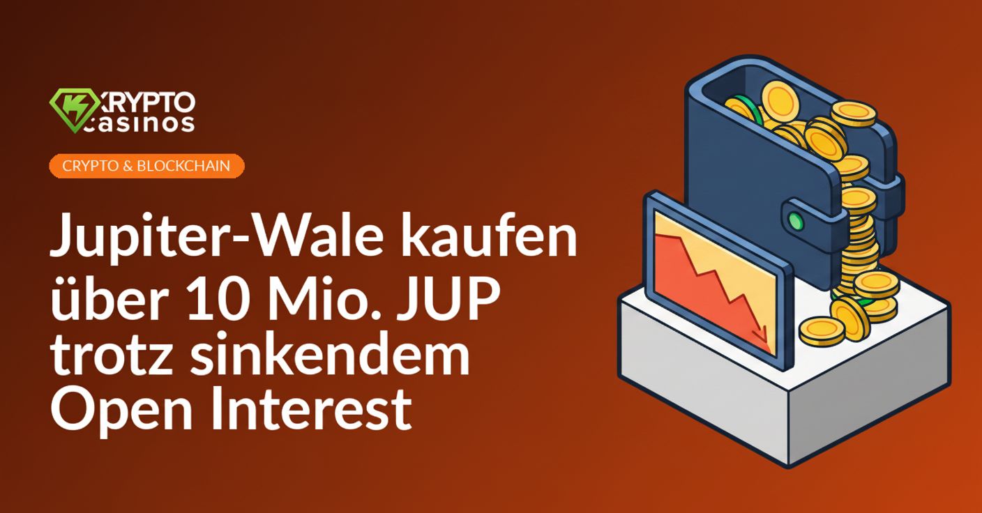 Übergroße Geldbörse mit herausfallenden Münzen, absteigendes Kursdiagramm und stabiler Block im Hintergrund.