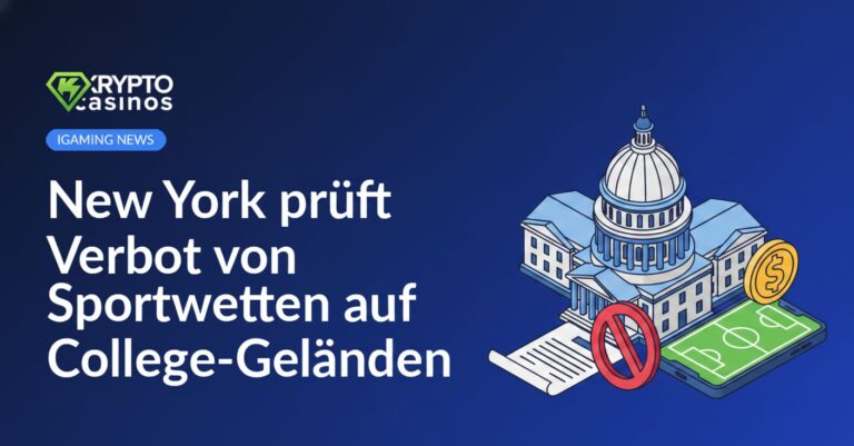New Yorker Staatskapitol, offizielles Dokument mit rotem Verbotssymbol, Smartphone mit Sportfeld und Dollarzeichen.