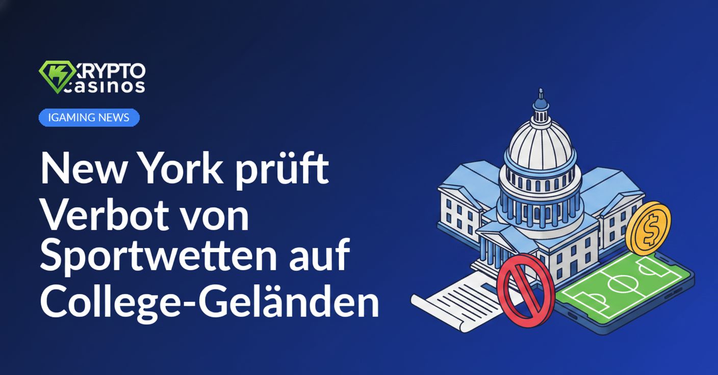 New Yorker Staatskapitol, offizielles Dokument mit rotem Verbotssymbol, Smartphone mit Sportfeld und Dollarzeichen.