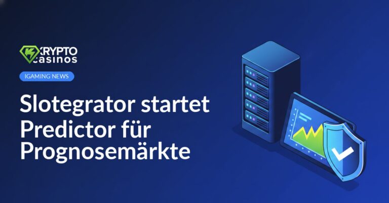 Serverrack neben Analytics-Dashboard mit Prognose-Diagramm und Schutzschild mit grünem Haken im Vordergrund.