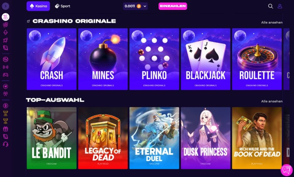 Vierter Schritt der Registrierung in einem Crypto Casino