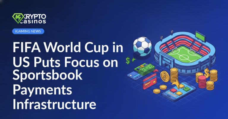 Smartphone displaying sportsbook app with payment icons, overlaid on a US map highlighted with soccer-related graphics.