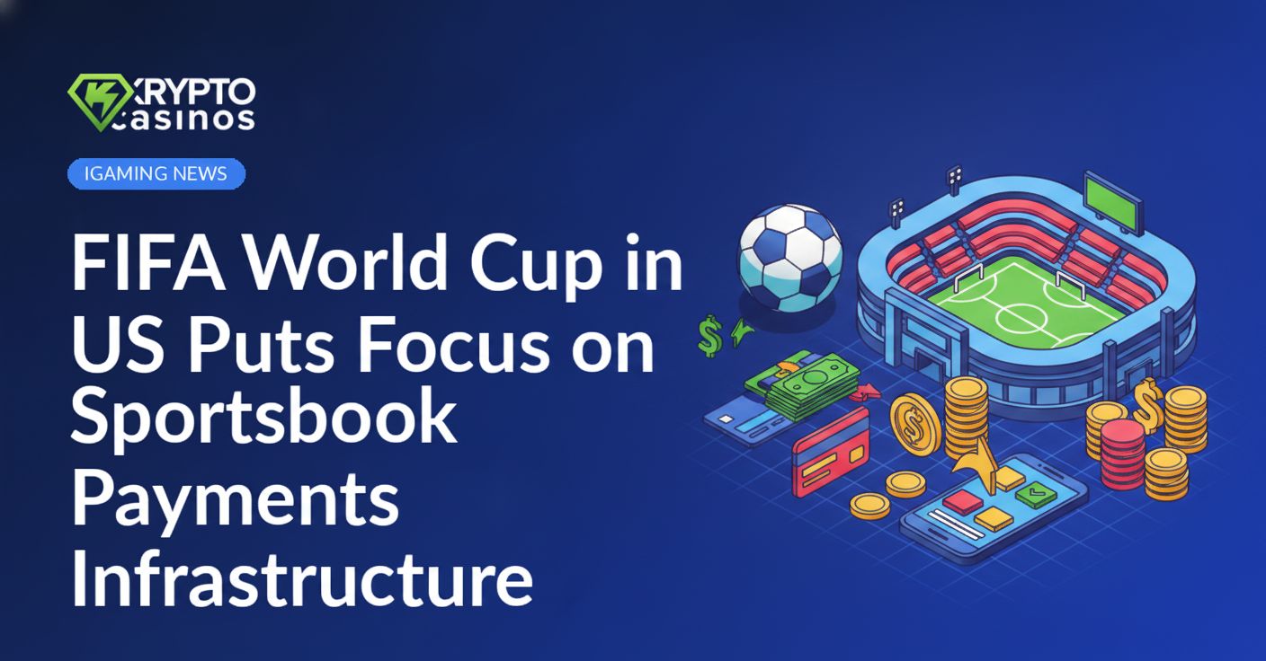 Smartphone displaying sportsbook app with payment icons, overlaid on a US map highlighted with soccer-related graphics.