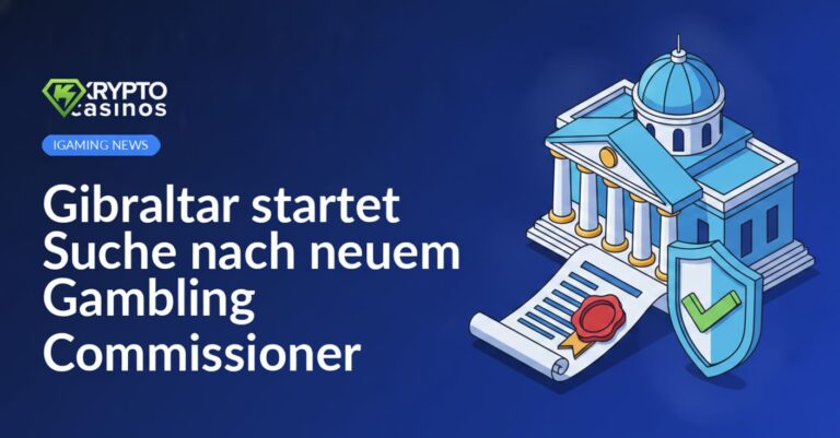 Regierungsgebäude vor blauem Himmel, rechts ein Dokument mit Siegel und links ein Schild mit grünem Haken.
