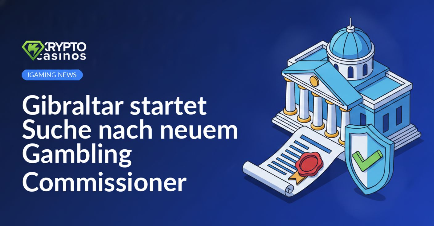 Regierungsgebäude vor blauem Himmel, rechts ein Dokument mit Siegel und links ein Schild mit grünem Haken.