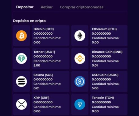 Empezar a jugar en un casino sin KYC - paso 3