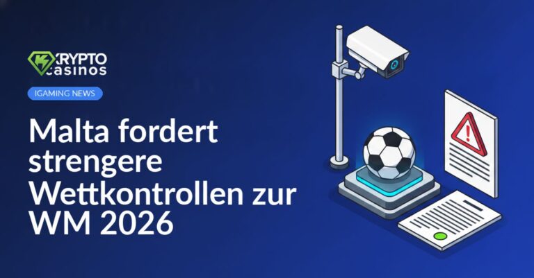 Ein Fußball auf Podest, daneben Überwachungskamera an Stange und offizieller Bericht mit rotem Warnsymbol.