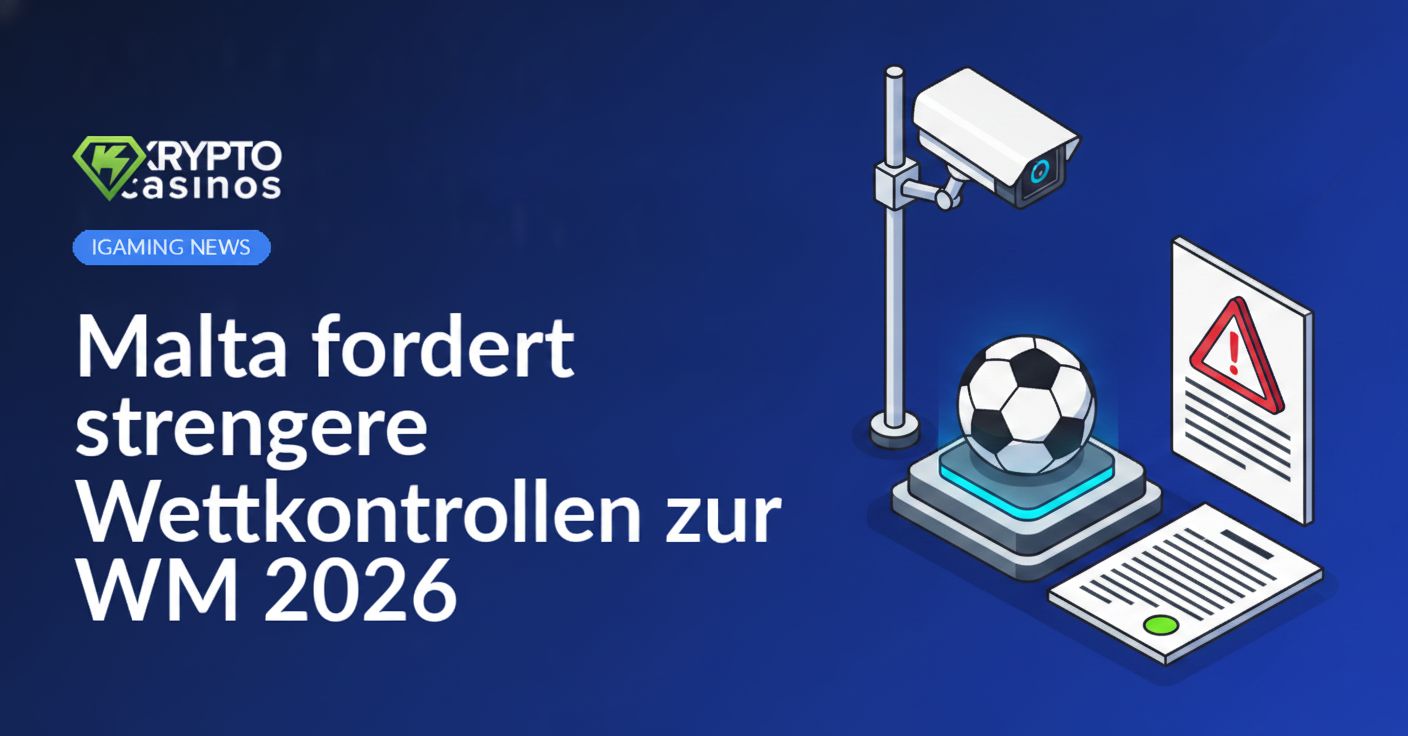 Ein Fußball auf Podest, daneben Überwachungskamera an Stange und offizieller Bericht mit rotem Warnsymbol.