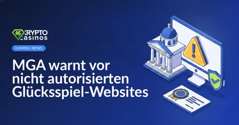 Behördliches Gebäude, Computerbildschirm mit Warnsymbol, Lizenzdokument mit Siegel und Schutzschild daneben.