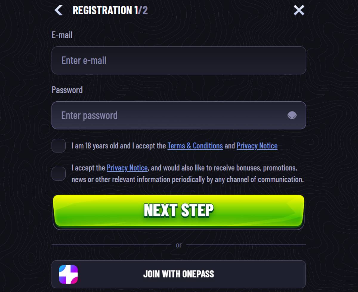 mr. pacho registration window 