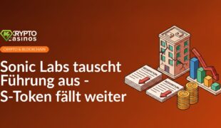 Stapel Rücktrittspapiere mit Pfeilen nach unten, zerbrochenes Bürogebäude, schrumpfende Münzstapel und fallendes Balkendiagramm