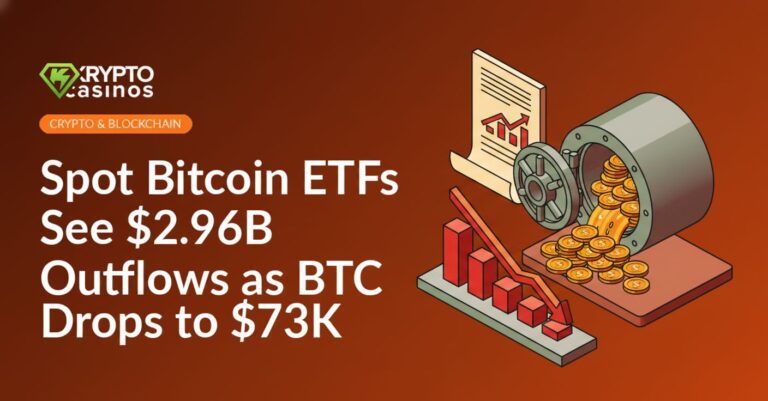 Investment document with chart icon, open vault spilling gold coins, and a downward trending bar chart on a white background