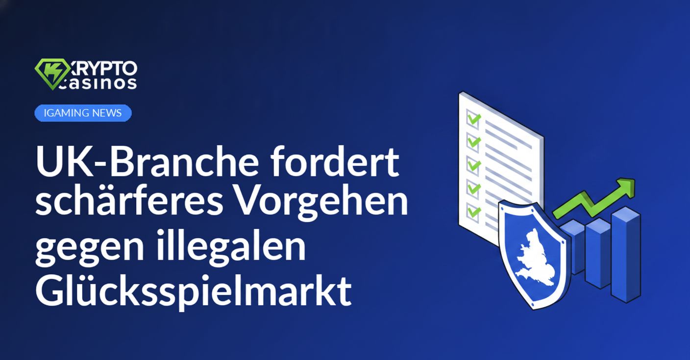 Checkliste mit fünf Häkchen, Schild mit UK-Kartenemblem und aufsteigendem Balkendiagramm mit Pfeil nach oben.
