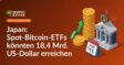 Goldmünzenstapel mit aufsteigendem Pfeildiagramm, Regierungsgebäude mit Schildemblem, Schreibtischkalender mit markiertem Datum