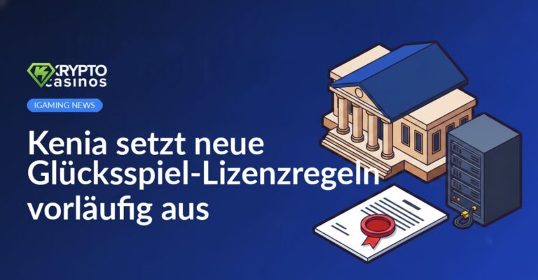 Gerichtsgebäude, offizielles Dokument mit rotem Stempel und ausgeschalteter Serverrack nebeneinander dargestellt.