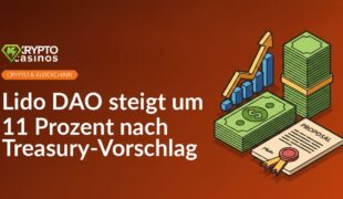 Aufwärtspfeil-Diagramm, Stapel Dollarnoten und versiegeltes Dokument auf hellem Hintergrund.