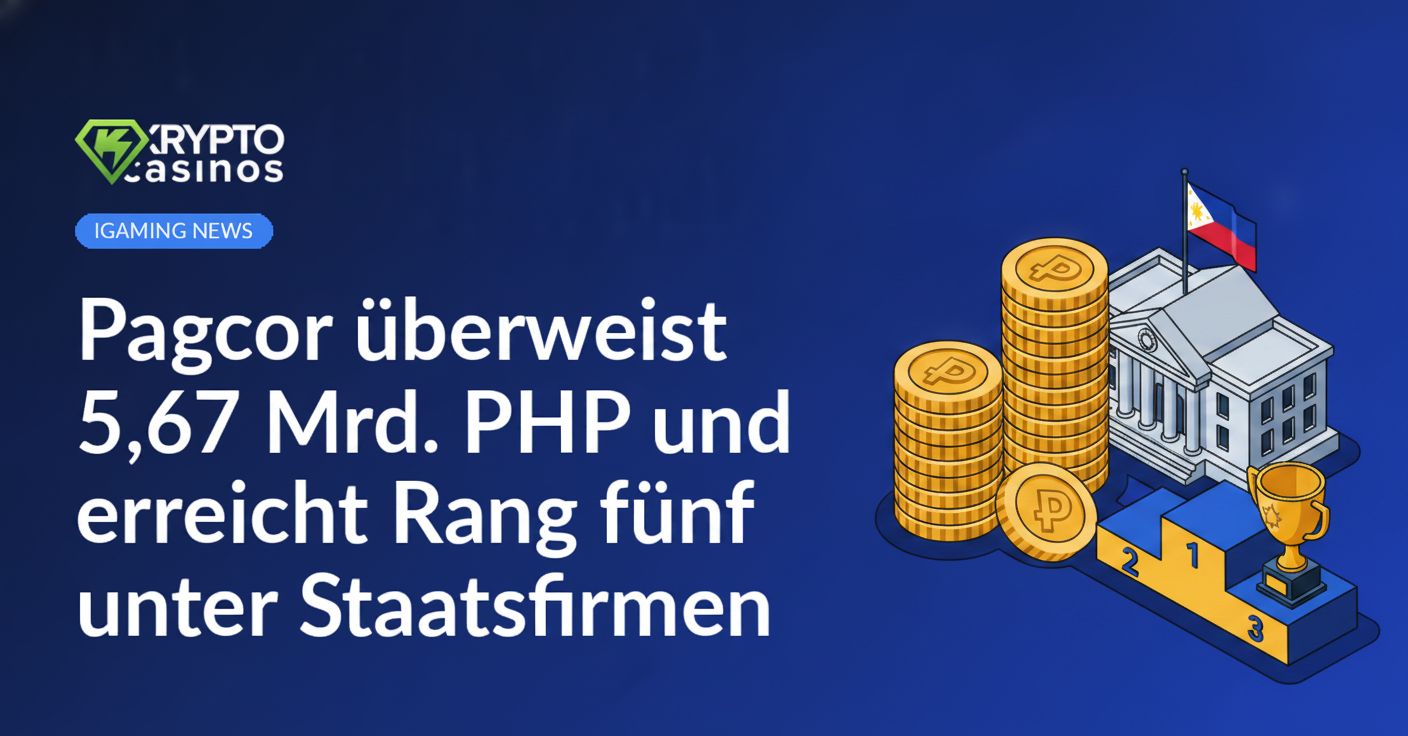 Regierungsgebäude mit Flagge, hohe Münzstapel in Peso, dreistufiges Siegerpodest mit goldenem Pokal.
