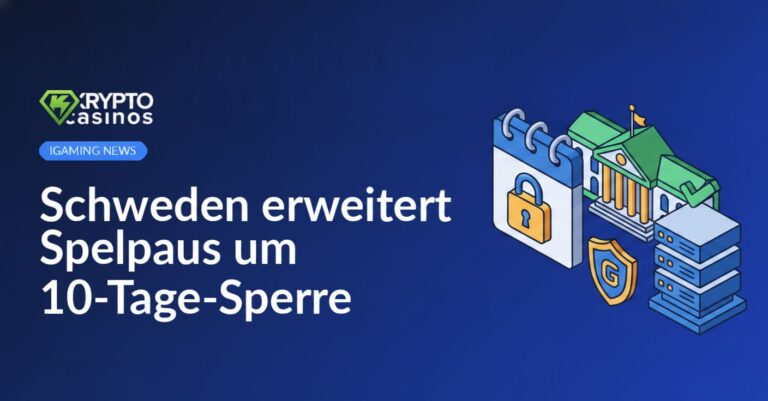 Kalenderblatt mit Vorhängeschloss, Regierungsgebäude mit Schildemblem, Serverstapel mit grünem Häkchen.