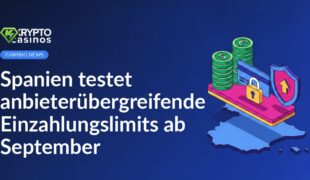 Illustration mit spanischer Flagge, Kreditkarten, Geldscheinen und Symbolen für Zahlungslimits und Sicherheit