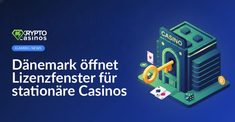 Modernes Casino-Interieur mit leuchtenden Spielautomaten und Gästen an Tischen unter warmem Licht