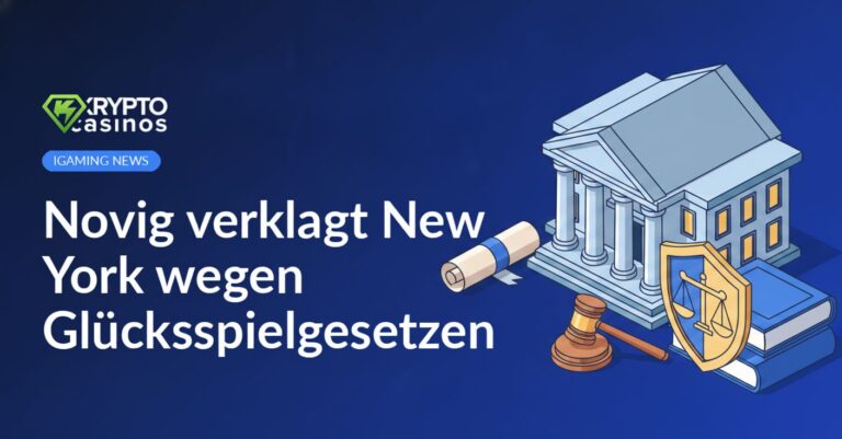 Gerichtsgebäude im Hintergrund, im Vordergrund ein Hammer auf Dokument und ein Schild schützt ein Gesetzbuch.